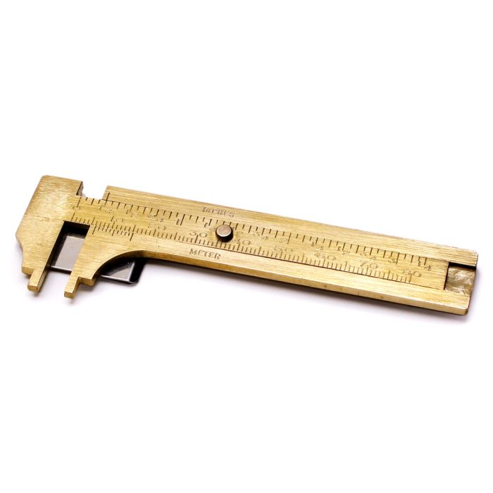 80mm Jewelers Brass Caliper Gauge Measuring Tool Beadsmith 