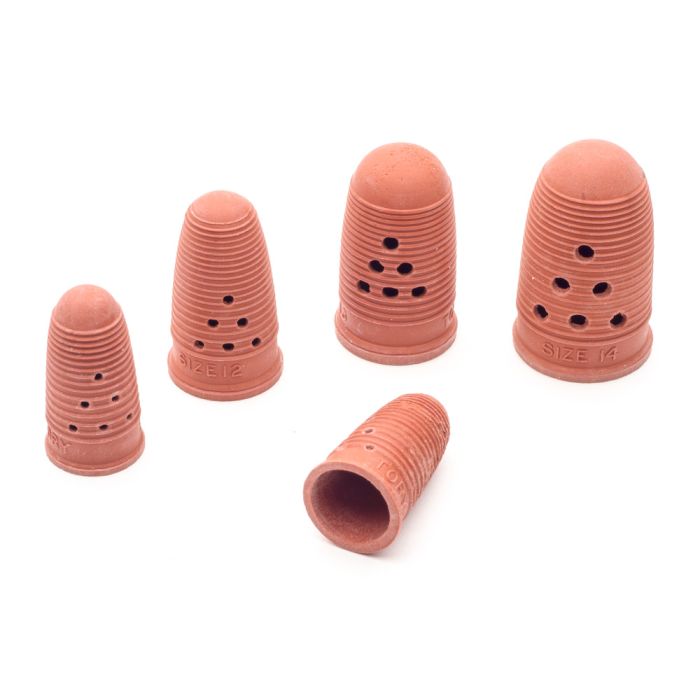 choose quantity & size soft molded red rubber Rubber Finger Cots 