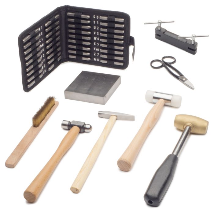  The Hobbyworker Metal Stamping Kit, Includes All Essential Metal  Stamping Tools