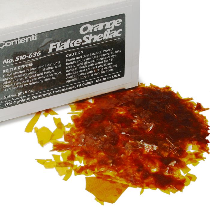 Orange Flake Shellac Contenti 510-636