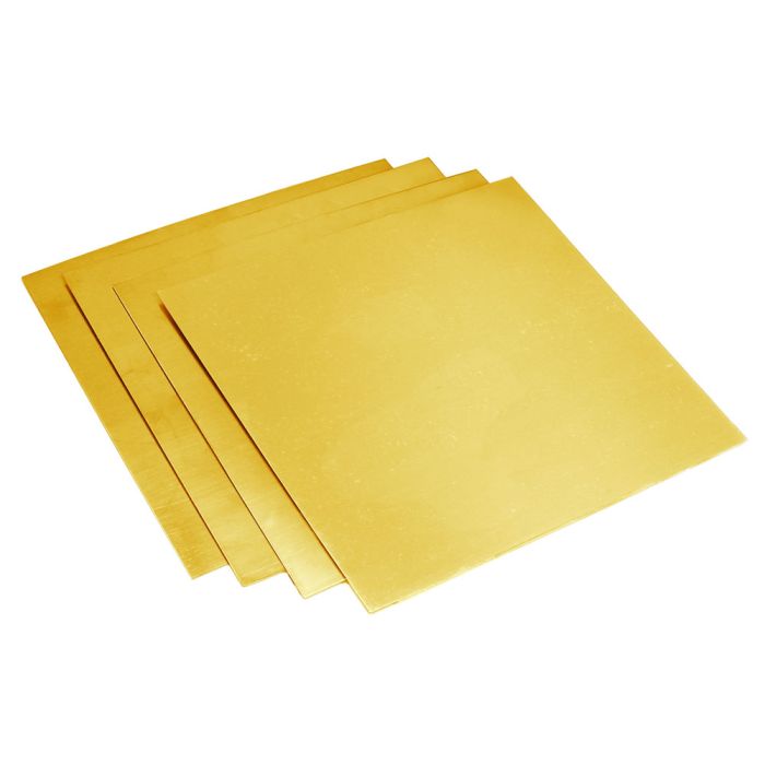Yellow 1/8" Brass Sheet Metal .125 Plate 6" wide priced by the running inch 