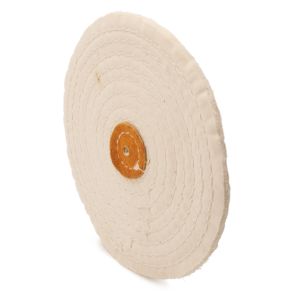 Knife Edge Muslin Wheel with Leather Center