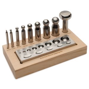 3 to 24 mm Round and Oval Dapping Tool Set