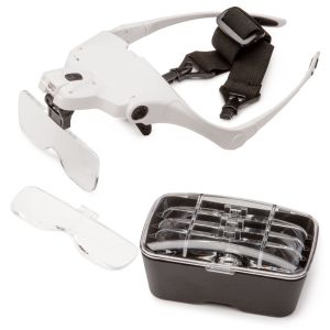 5 Lens Illuminated Eyeglass-Style Magnifier