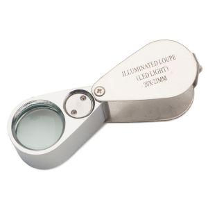 20X Magnifying Loupe with LED Light