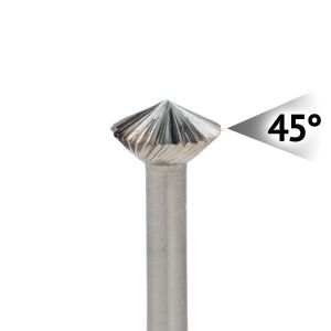 11.00 Millimeter BUR-306.34 High Speed Steel Burs 90 Degree Hart 