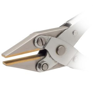 Brass Jaw Flat Nose Parallel Pliers