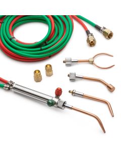 Gentec Oxy Acetylene Midsize Compact Torch with 4 Tips