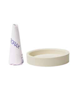 Borax Cone and Ceramic Dish
